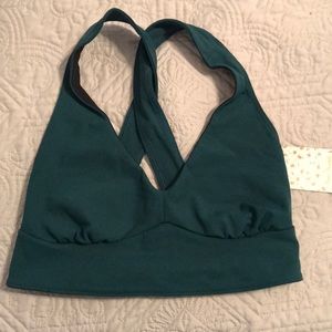 NWT Emerald Free People Sports Bra